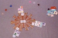 Mexican Train Domino Game Pieces