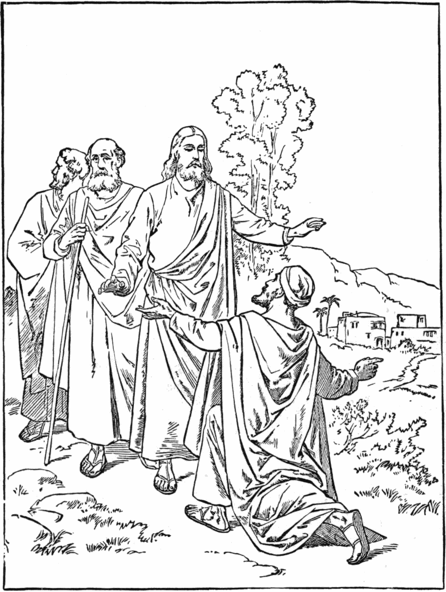 coloring pages pool of bethesda