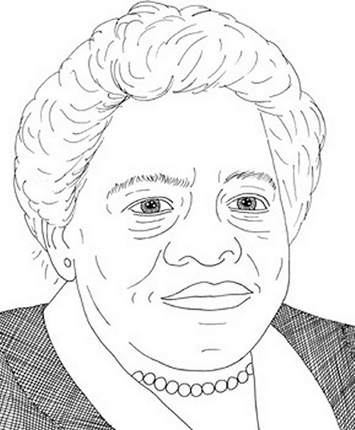 madam cj walker coloring pages for kids - photo #6
