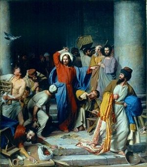 Jesus and the Money Changers<BR>