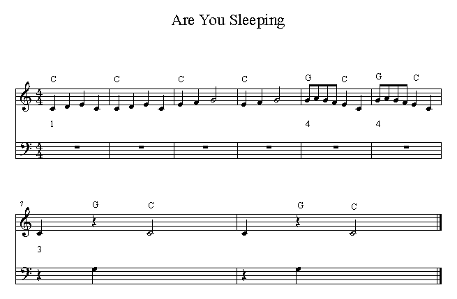 are you sleeping chords