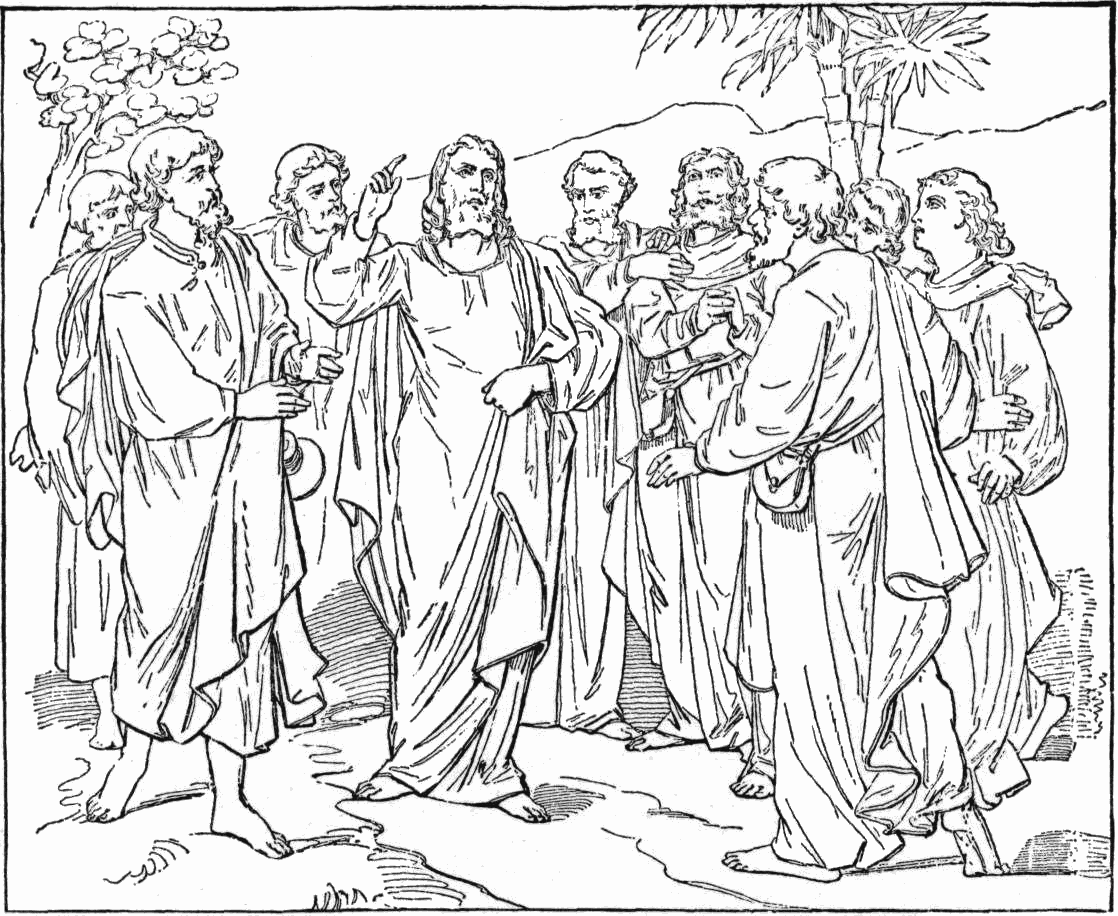 Jesus and His apostles