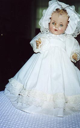 Patsy's doll, dress by Vera