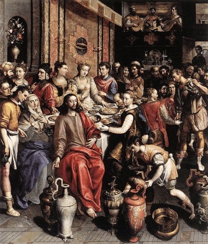 Marriage Feast at Cana by Marten de Vos (1532-1603)