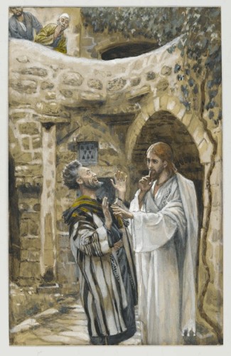 Jesus Heals the Dumb Man - James Tissot  1836-1902