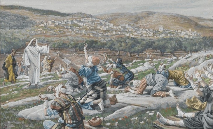 The Cleansing of the Ten Lepers, James Tissot    1836-1902
