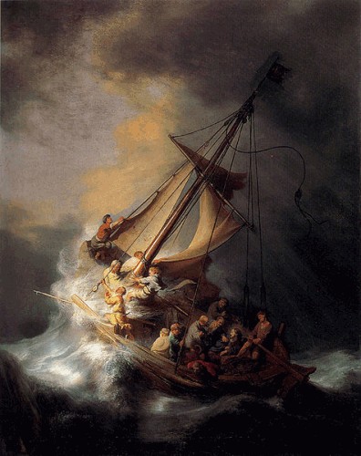 Jesus Calms the Storm by Rambrandt van Rijn