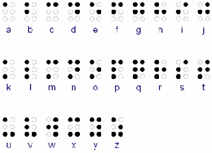 helen keller in braille