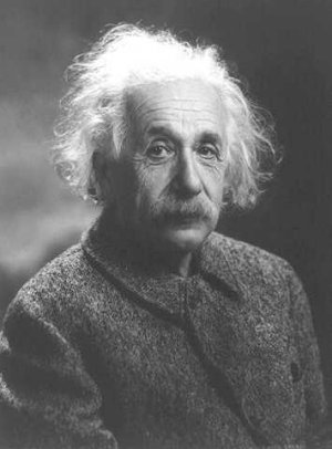 Albert Einstein<BR>