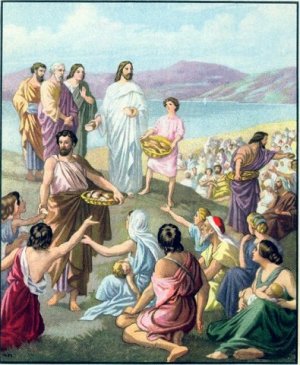 Jesus Feeds the Multitude<BR>
